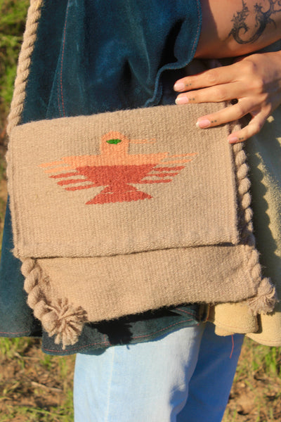 K*t様 【ビンテージ】 40'S CHIMAYO PURSE サンダーバード Vintage 1970s Chimayo Thunder Bird Handwoven Bag – Honeywood