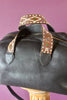 RARE Antique Chimayo One Of a Kind Deerskin Honeywood Overnighter Bag