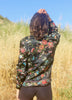 "The Chrysanthemum" RARE 1920s Hand Embroidered Silk Floral Jacket Robe
