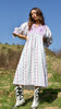Vintage Handmade Hand Embroidered Mexican Folk Dress