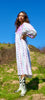Vintage Handmade Hand Embroidered Mexican Folk Dress