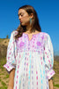 Vintage Handmade Hand Embroidered Mexican Folk Dress