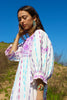 Vintage Handmade Hand Embroidered Mexican Folk Dress