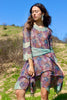 1920s Ethereal Floral Fine Cotton  Dress