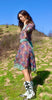 1920s Ethereal Floral Fine Cotton  Dress