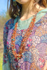 1920s Ethereal Floral Fine Cotton  Dress