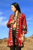 RARE Antique Turkmen Silk Embroidered Jacket