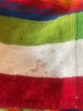 "Mayan Rainbow" 1940s Handwoven Mexican Folk Art Blanket Highly Detailed
