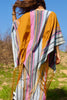 "Cosmic Folk" at it's Finest Josefa 1970s Mexican Cult Designer Handmade Maxi Dress