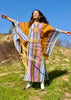 "Cosmic Folk" at it's Finest Josefa 1970s Mexican Cult Designer Handmade Maxi Dress