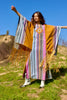 "Cosmic Folk" at it's Finest Josefa 1970s Mexican Cult Designer Handmade Maxi Dress