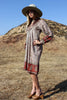 "Going to California" 1970s Vintage Indian Gauze Dress