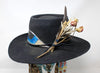 "All Seeing Eye" Honeywood ORIGINAL DESIGN Hand Embroidered Lone Hawk Hat