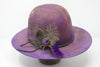 "Violet Hawk" One of a Kind Lone Hawk Hat