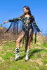 "Tulsa Queen" Antique Hand Embroidered Piano Shawl Dress
