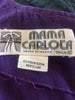 "Blood Moon" 1970s Mama Carlota Handmade Maxi Dress
