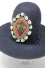 "The Divine Feminine" Hand Embroidered Custom Lone Hawk Hat for Rancho Pillow