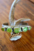Roie Jaque Navajo Made Vintage Green Turquoise Cuff Bracelet