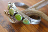 Roie Jaque Navajo Made Vintage Green Turquoise Cuff Bracelet