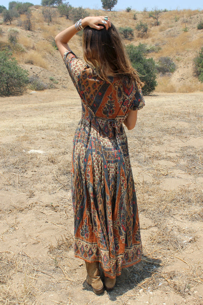 Vintage Indian Gauze Summer Dress – Honeywood - Main Image