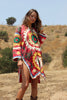 "Summer Solstice" Hand Embroidered Suzani Tunic