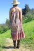 "Dusty Rose" 1970s Indian Gauze Dress