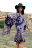 1970s "Yin Yang" Indian Cotton Bohemian Festival Dress