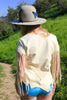 "Cheyenne Top" Handmade Deerskin Native Blouse Fringe and Beads and Fringe