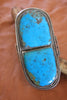 HUGE Navajo Sterling and Turquoise Cuff Artist Signed