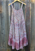 "Dusty Rose" 1970s Indian Gauze Dress