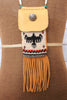 Stormie Hand Beaded "Thunderbird Medicine" Deerskin Pouch