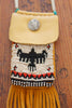 Stormie Hand Beaded "Thunderbird Medicine" Deerskin Pouch