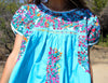 Oaxacan Hand Embroidered Mini Dress  Circa ~ 1970s