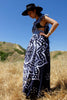 "Indigo Batik" Honeywood Original One-of-A-Kind Pinafore Dress