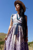 "Lilac Sun" Honeywood Original Pinafore Dress Indian Cotton Block Print