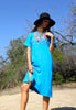 1970s Hand Embroidered Mexican Dress