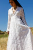"Oaxacan Vows" 1970s Vintage Crochet Mexican Wedding Dress