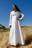 "Oaxacan Vows" 1970s Vintage Crochet Mexican Wedding Dress