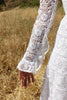 "Oaxacan Vows" 1970s Vintage Crochet Mexican Wedding Dress