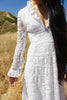 "Oaxacan Vows" 1970s Vintage Crochet Mexican Wedding Dress