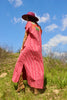 Vintage 1970s Mexican Folk Art Maxi Dress "Telas Tlaquepaque"