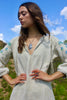 Early Century Eastern European Hemp Hand Embroidered Dress