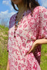 "Rosè" Vintage 1970s Adini Style Indian Block Print Gauze Dress