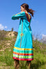 "Josefa Dress "  1970s Iconic Mexican Designer Ribbon Dress