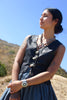 Handmade Deerskin Vest with Concho details