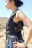 Handmade Deerskin Vest with Concho details