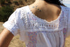 Rare Romantic Hand Embroidered Oaxacan Wedding Dress