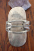 HUGE Navajo Sterling and Turquoise Cuff Artist Signed