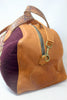 "Whiskey and Roses" Antique Needlepoint Handmade One of A Kind Honeywood Overnighter Bag