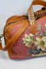"Dusty Rose Lillies" Honeywood Handmade Overnighter Bag